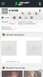 Mobile Screenshot of e-bride.deviantart.com