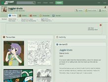 Tablet Screenshot of juggler-irwin.deviantart.com