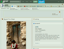 Tablet Screenshot of amiin.deviantart.com