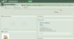 Desktop Screenshot of flash-the-hedgehog.deviantart.com
