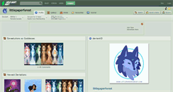 Desktop Screenshot of littlepaperforest.deviantart.com