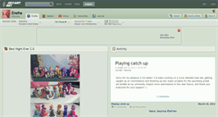 Desktop Screenshot of eneha.deviantart.com