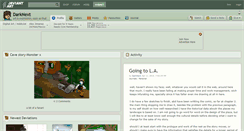 Desktop Screenshot of darknext.deviantart.com