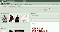 Desktop Screenshot of chris-fanclub.deviantart.com