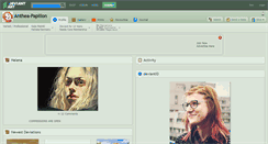 Desktop Screenshot of anthea-papillon.deviantart.com