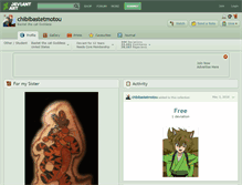 Tablet Screenshot of chibibastetmotou.deviantart.com
