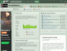Tablet Screenshot of conceptmobius.deviantart.com