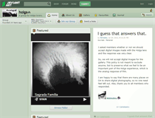 Tablet Screenshot of holga.deviantart.com