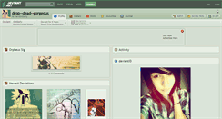Desktop Screenshot of drop--dead--gorgeous.deviantart.com
