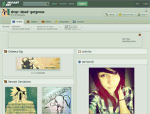 Tablet Screenshot of drop--dead--gorgeous.deviantart.com