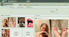 Desktop Screenshot of bugunderherfeet.deviantart.com