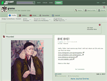Tablet Screenshot of gremo.deviantart.com