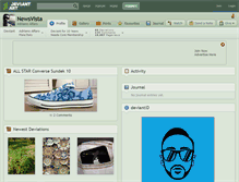 Tablet Screenshot of newsvista.deviantart.com