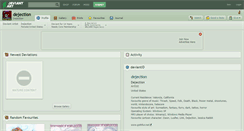 Desktop Screenshot of dejection.deviantart.com