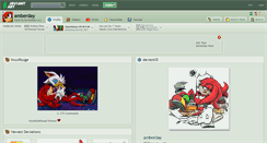 Desktop Screenshot of amberday.deviantart.com