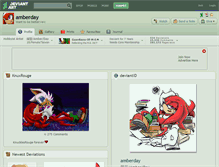 Tablet Screenshot of amberday.deviantart.com