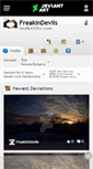 Mobile Screenshot of freakindevils.deviantart.com