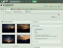 Tablet Screenshot of freakindevils.deviantart.com