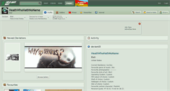 Desktop Screenshot of heathwhohathnoname.deviantart.com