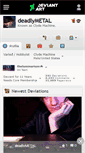 Mobile Screenshot of deadlymetal.deviantart.com