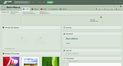 Desktop Screenshot of black-hibiscus.deviantart.com