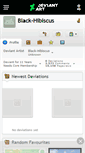 Mobile Screenshot of black-hibiscus.deviantart.com