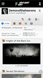 Mobile Screenshot of demonoftheheavens.deviantart.com