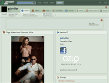 Tablet Screenshot of gzlovillar.deviantart.com