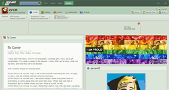Desktop Screenshot of ev13il.deviantart.com