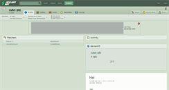 Desktop Screenshot of cute--plz.deviantart.com