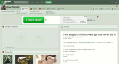 Desktop Screenshot of kionethewolf.deviantart.com
