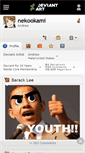 Mobile Screenshot of nekookami.deviantart.com