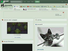 Tablet Screenshot of jaruworks.deviantart.com