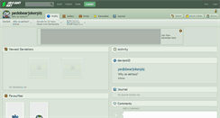Desktop Screenshot of pedobearjokerplz.deviantart.com