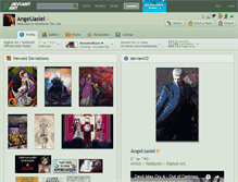 Tablet Screenshot of angeljasiel.deviantart.com
