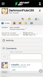 Mobile Screenshot of darkmoonflute288.deviantart.com