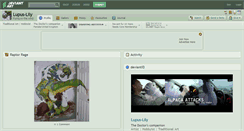 Desktop Screenshot of lupus-lily.deviantart.com