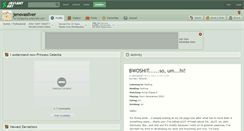Desktop Screenshot of jenovasilver.deviantart.com