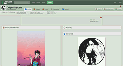 Desktop Screenshot of origamicupcake.deviantart.com