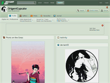 Tablet Screenshot of origamicupcake.deviantart.com