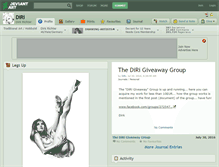 Tablet Screenshot of diri.deviantart.com