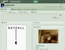 Tablet Screenshot of karlijnlovesart.deviantart.com