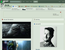Tablet Screenshot of kievda.deviantart.com