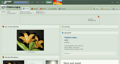 Desktop Screenshot of hiddenlonging.deviantart.com