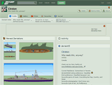 Tablet Screenshot of ciroton.deviantart.com