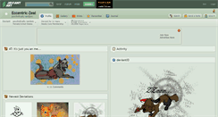 Desktop Screenshot of eccentric-zeal.deviantart.com