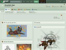 Tablet Screenshot of eccentric-zeal.deviantart.com