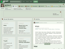 Tablet Screenshot of jamina-0.deviantart.com