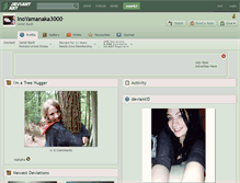 Tablet Screenshot of inoyamanaka3000.deviantart.com