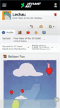 Mobile Screenshot of lechau.deviantart.com